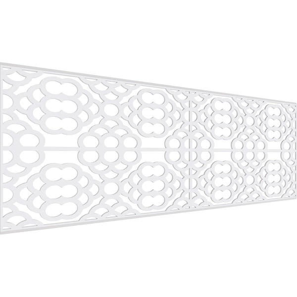 Ekena Millwork Set of Four Panels for 94 1/2"W x 32 1/4"H Harlingen Fretwork Wainscot Wall Paneling WPKP16X01X47GLN - main